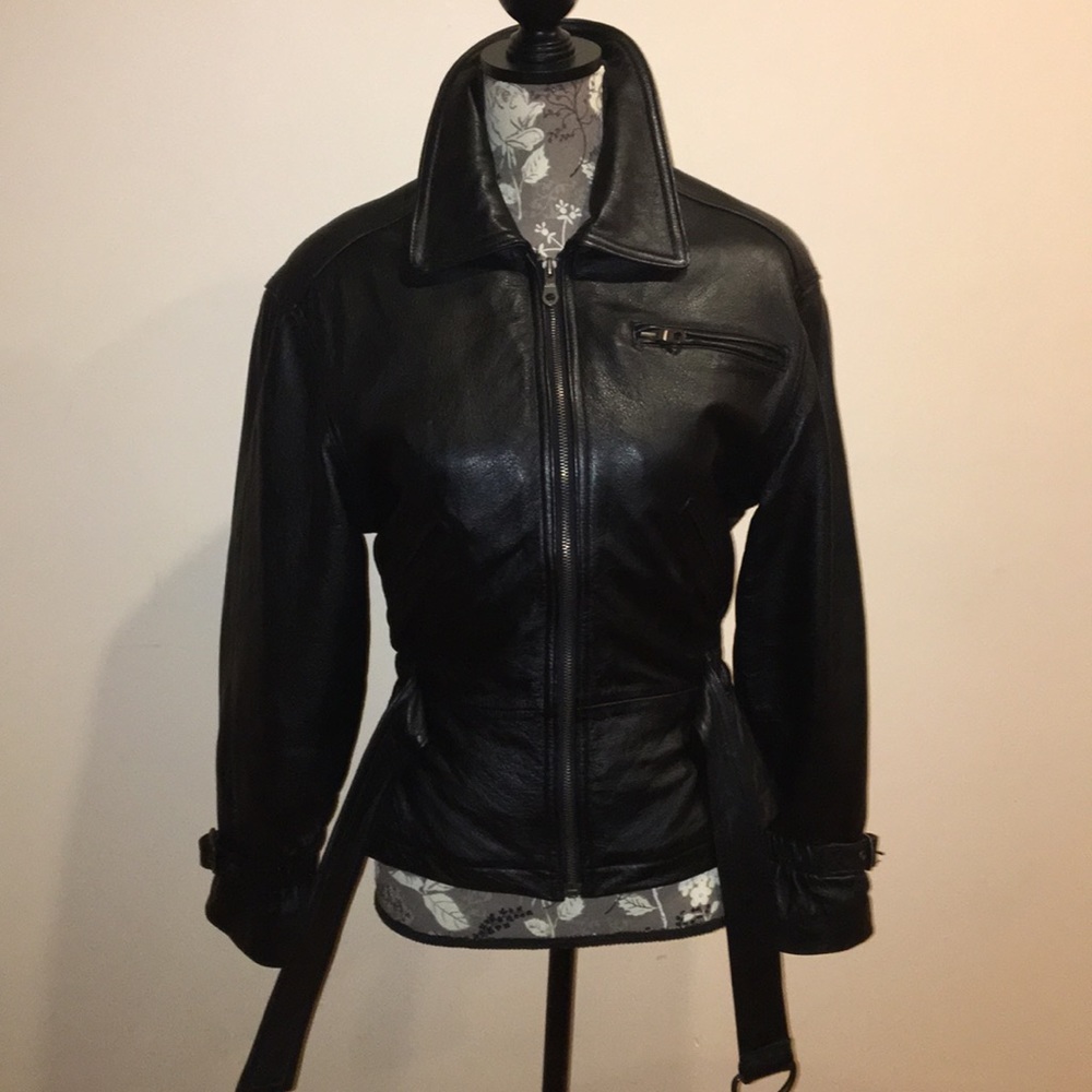 Colebrook & Co Leather Jacket - Picture 3 of 9